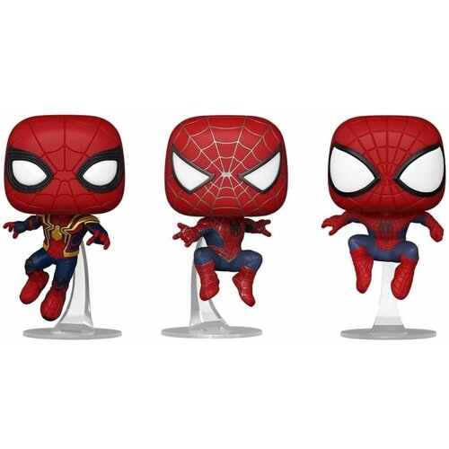 Фигурка Funko POP! Bobble Marvel Spider-Man No Way Home Spider-Man/FN S-M/Amazing (Exc) 3PK 68364