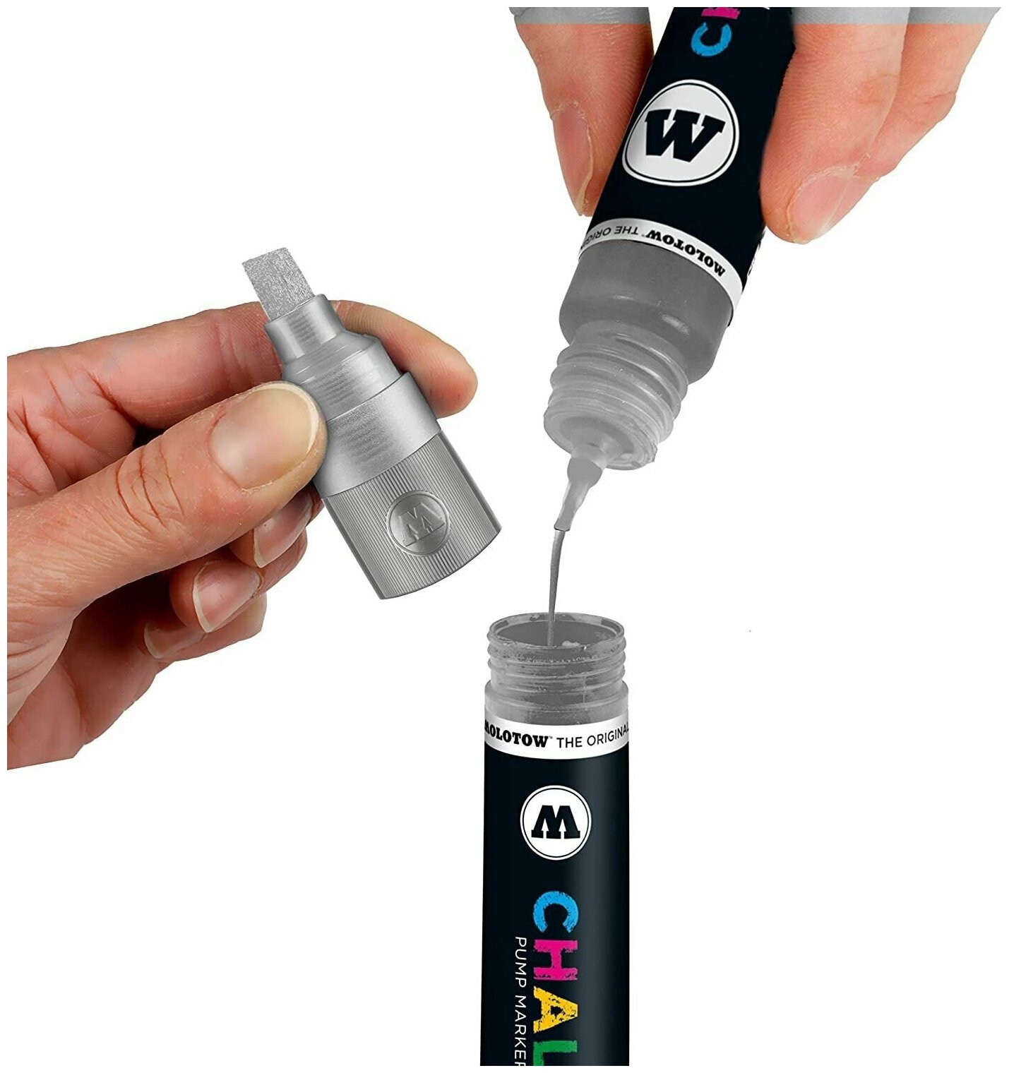 Набор маркеров Molotow "CHALK Marker Basic-Set 2" 4 мм 6 шт - фото №6