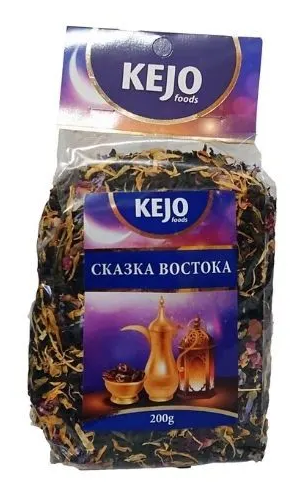 KEJOfoods Чай листовой Сказка Востока, черный 200г - фотография № 3