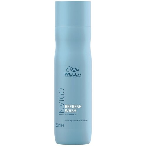 Wella professionals Wella Invigo Refresh Wash Оживляющий шампунь для всех типов волос 250 мл шампунь для волос wella professionals шампунь для волос оживляющий invigo refresh wash revitalizing shampoo for all hairtypes