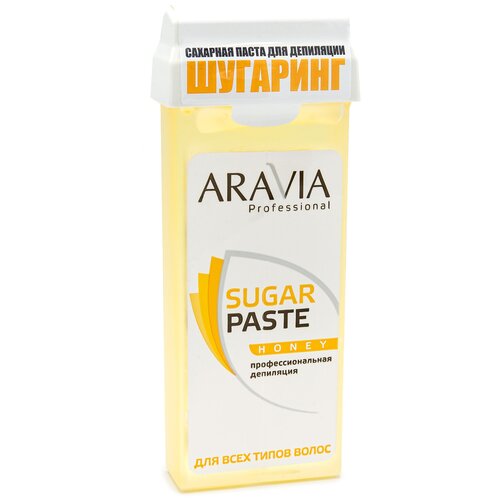 Купить ARAVIA Professional Сахарная паста для шугаринга в картридже Медовая очень мягкой консистенции, 150 г.
