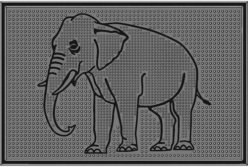 Коврик резиновый Слон (400х600 мм) черный тип. КА 104-1 РТИ