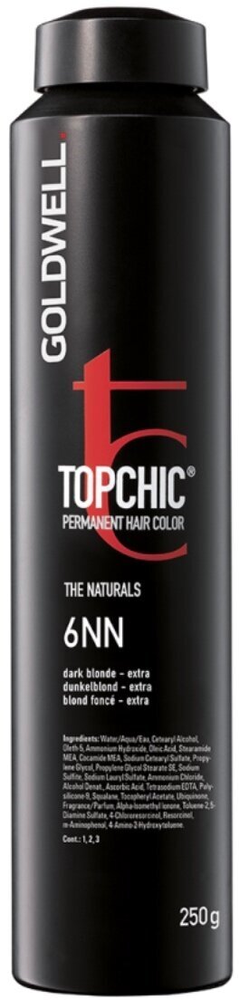 Goldwell Topchic стойкая крем-краска для волос, 6NN темно-русый экстра, 250 мл