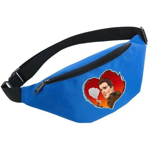 фото Сумка поясная noname, голубой