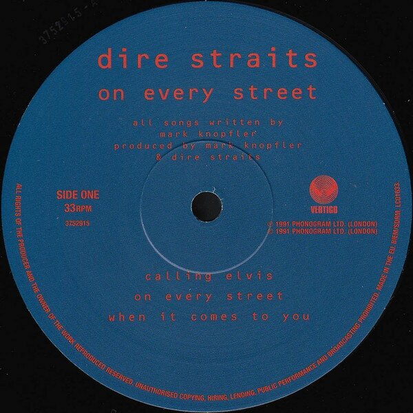 Dire Straits On Every Street Виниловая пластинка Universal Music - фото №2