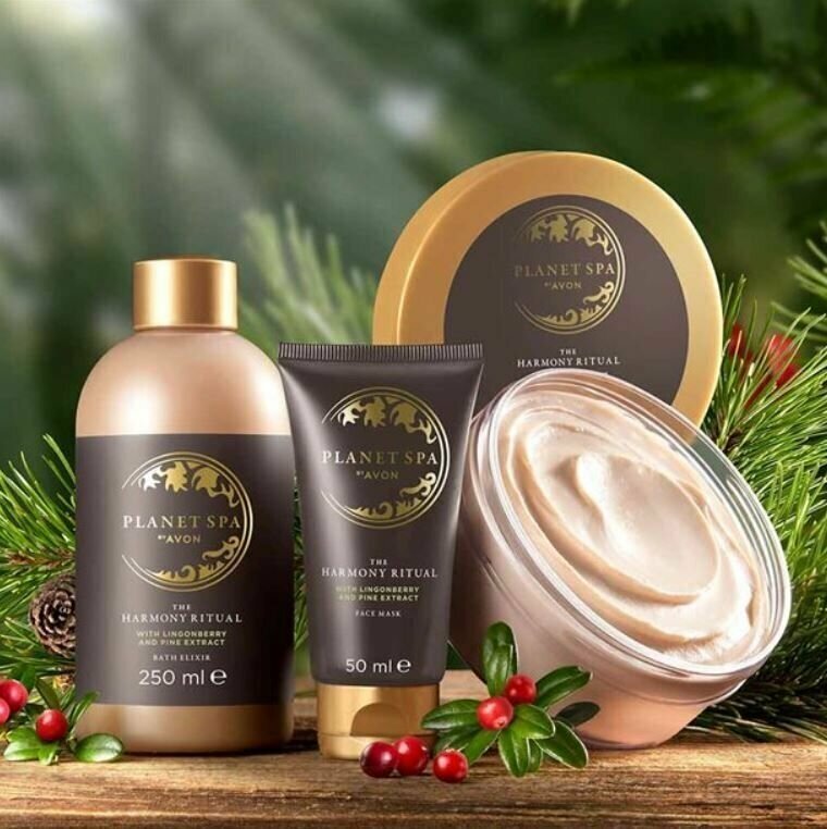 Avon SPA Крем-баттер для тела "Абсолютная гармония" c экстрактами брусники и кедра, 200 мл