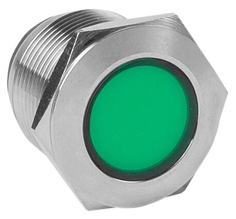 Лампа зеленая сигнальная S-Pro67 19 мм 24В EKF PROxima