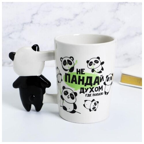 фото Кружка дорого внимание "не пандай духом", 400 мл