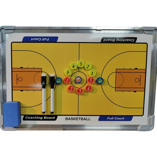 Тактическая доска ZEVS 45х30 см. для баскетбола