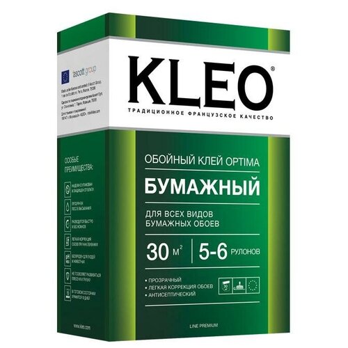 Клей для бумажных обоев KLEO OPTIMA Бумажный 4 л 0.12 кг клей обойный kleo optima для бумажных обоев