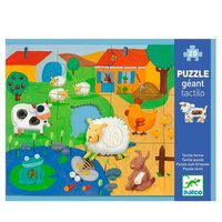 Djeco Djeco Giant puzzles Пазл-гигант тактильный Ферма, 12+8 шт. 07117