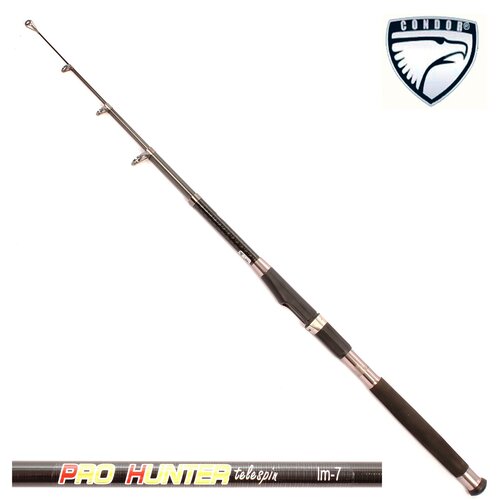 фото Спиннинг condor pro hunter длина 2,10 м, тест 20-50 гр, carbon im-7, телескопический, 5 секций