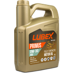 L034-1619-0404 LUBEX Синтетическое моторное масло PRIMUS MV 0W-30 (4л) - изображение