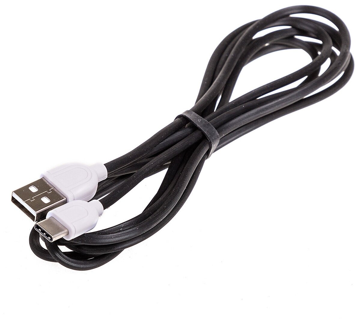 Кабель USB - Type-C 3.0А 2м SKYWAY Черный в коробке, S09603005