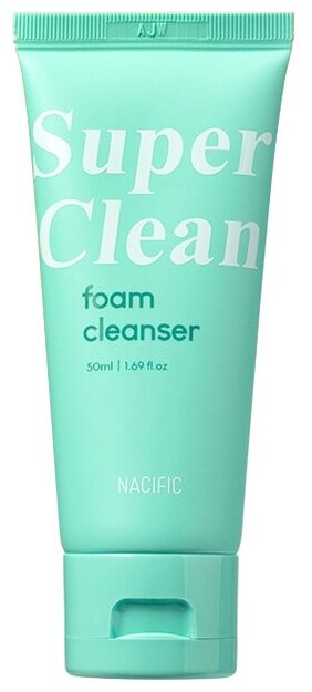 Пенка для лица для глубокого очищения Nacific Super Clean Foam Cleanser, 50 мл