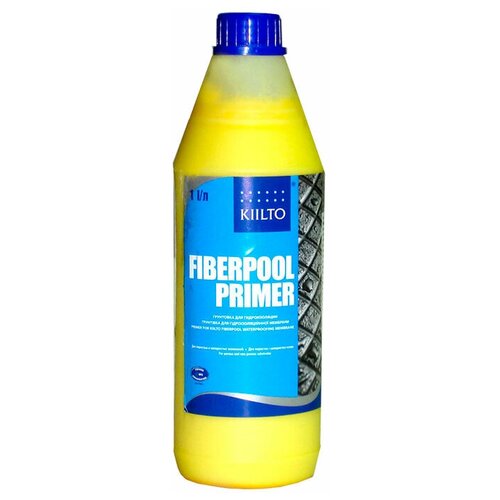 Грунтовка KIILTO Fiberpool Primer, 1.06 кг, 1 л, Желтый