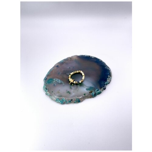 Кольцо опал, размер 13.5, мультиколор