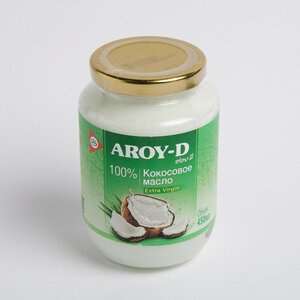 AROY-D Кокосовое масло (extra virgin) 100%, 450 мл