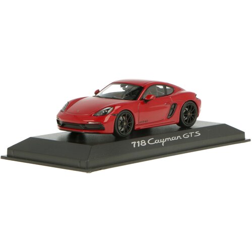 Модель автомобиля Porsche 718 Cayman GTS 4.0 (982), Carmine Red, Scale 1:43 модель автомобиля porsche 911 gt3 guards red scale 1 43