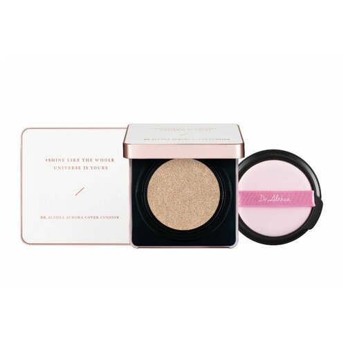 Тональный кушон тон 21 DR. ALTHEA Aurora Cover Cushion SPF 50+, PA +++ (21), 15 гр * 2 шт