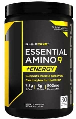 R1 Essential Amino 9+Energy 345g Золотой Мармелад