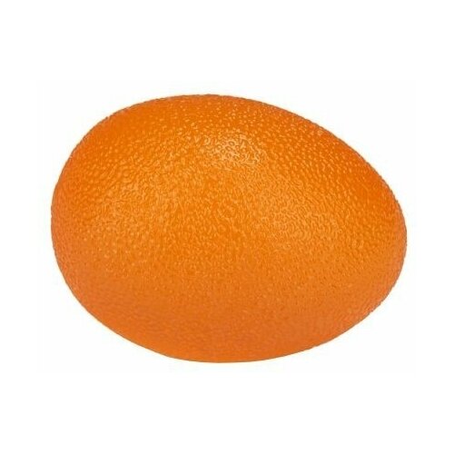 фото Мяч для тренировки кисти ортосила l0300s яйцевидной формы мягкий, оранжевый