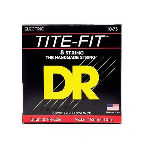 DR TF8-10 TITE-FIT струны для 8-струнной электрогитары 10 75