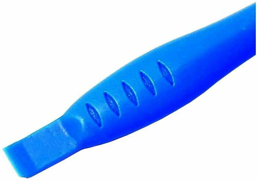Лопатка (инструмент) двусторонняя пластиковая синяя - фотография № 3