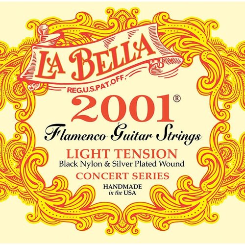 2001FL Flamenco Light Комплект струн для фламенко гитары, слабое нат, посеребр, La Bella 2001l light комплект струн для классической гитары слабое натяжение посеребренные la bella