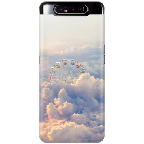 фото Re:pa накладка transparent для samsung galaxy a80 с принтом "колесо обозрения в облаках"