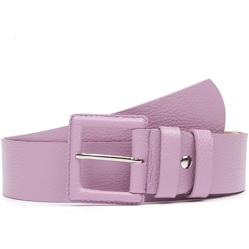 фото Ремень fabretti, натуральная кожа, для женщин, фиолетовый