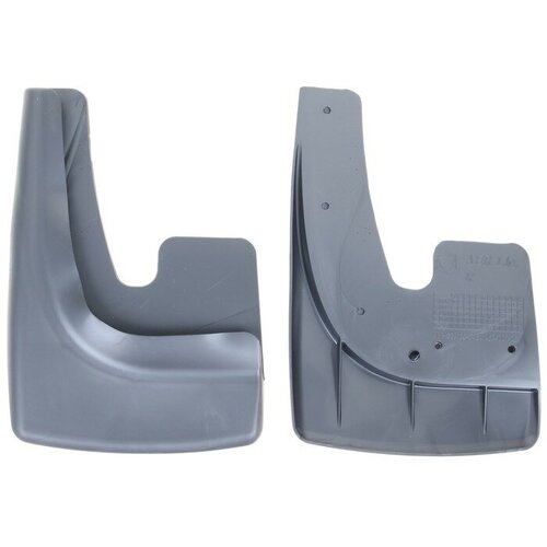 Брызговики универсальные АЕР, цвет серебристый металлик, набор 2 шт