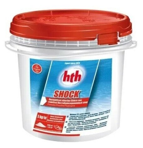 Гипохлорит кальция hth SHOCK порошок-шок 5 кг - фотография № 2