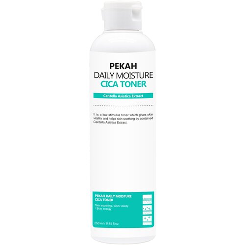 Pekah Тонер с экстрактом центеллы Daily Moisture Cica, 250 мл тонер для лица pekah daily moisture cica toner 250 мл