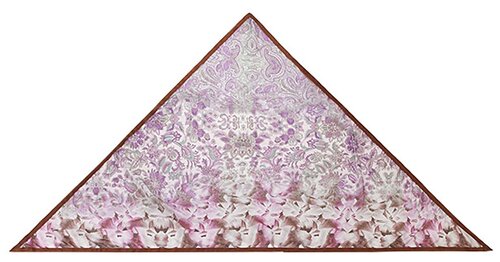 Платок ELEGANZZA, 140х140 см, розовый