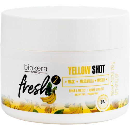 Восстанавливающая маска YELLOW SHOT BIOKERA FRESH, 200 мл biokera шампунь для волос fresh yellow shot fresh yellow shot shampoo