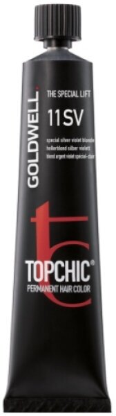 Goldwell Topchic стойкая крем-краска для волос, 11SV серебристо-фиолетовый блондин