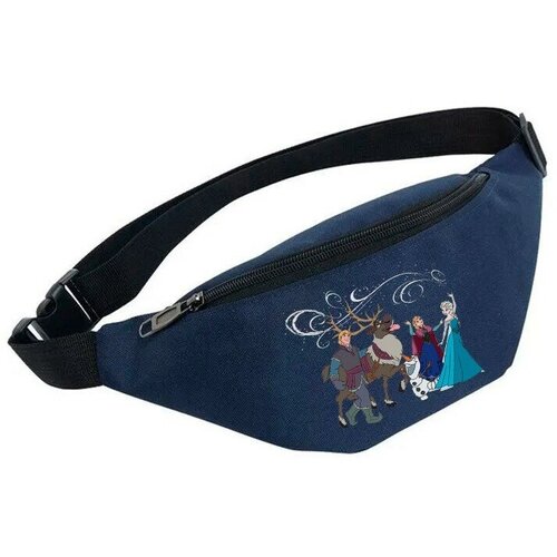 фото Сумка поясная noname, синий