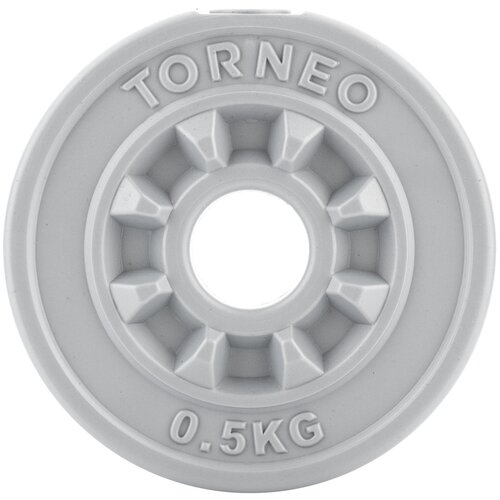 Диск Torneo в пластиковом корпусе(1008-5) 0.5 кг 0.5 кг 1 шт. серый