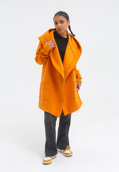 Пальто  konwa, размер M, оранжевый