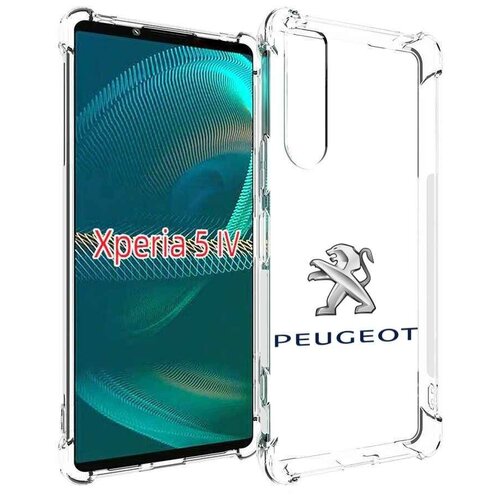 Чехол MyPads peugeot-пежо-3 мужской для Sony Xperia 5 IV (5-4) задняя-панель-накладка-бампер