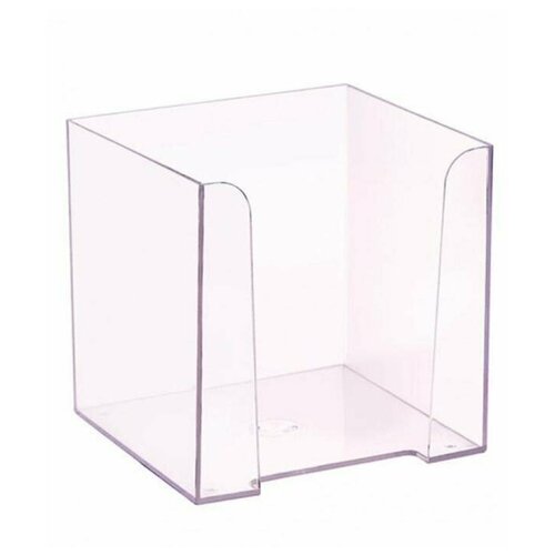 Подставка для бумажного блока 90 х 90 х 90 мм, пластиковая, прозрачная подставка для бумажного блока 90 х 90 х 90 мм пластиковая прозрачная