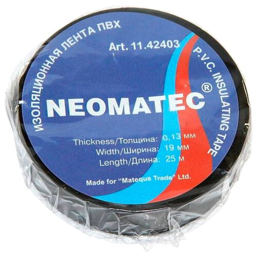 Изолента Neomatec 11.42403 черный