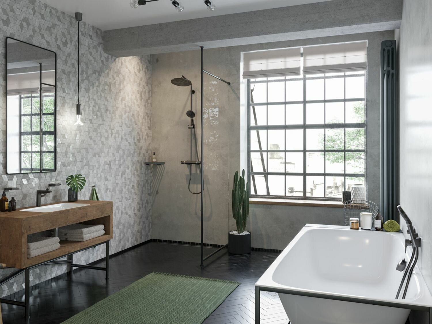 Угловая корзинка AddStoris Hansgrohe 41741140, шлифованная бронза - фотография № 14