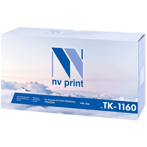 Картридж NV Print совместимый TK-1160 для Kyocera ECOSYS P2040DN/P2040DW {48665} картридж tk 1160 netproduct подходит для kyocera p2040dn p2040dw 7 2k с чипом