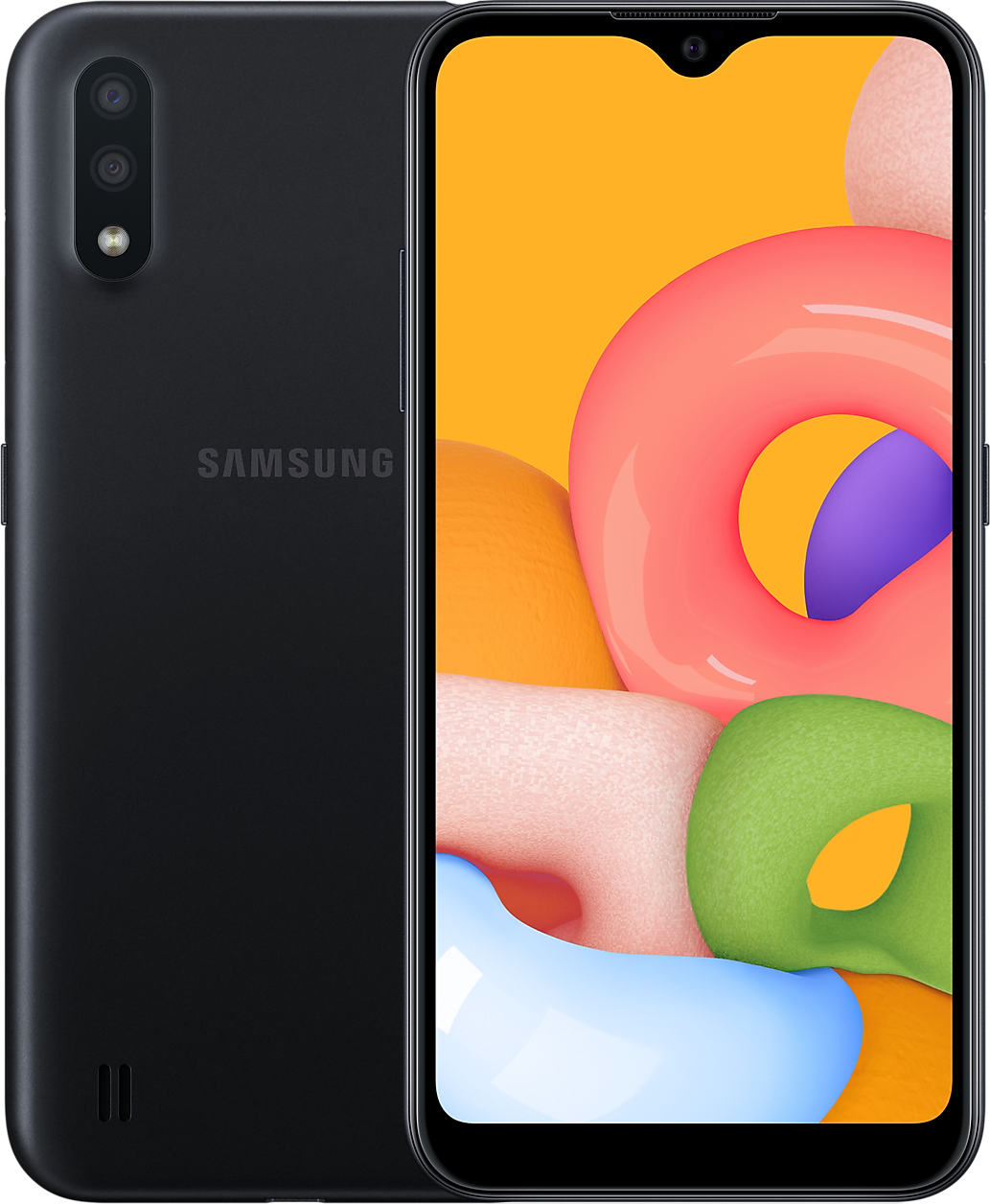 Смартфон Samsung Galaxy M01 3/32 ГБ, Dual nano SIM, черный