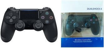 Геймпад беспроводной для Sony PlayStation 4 (ver. 2) черный PS4