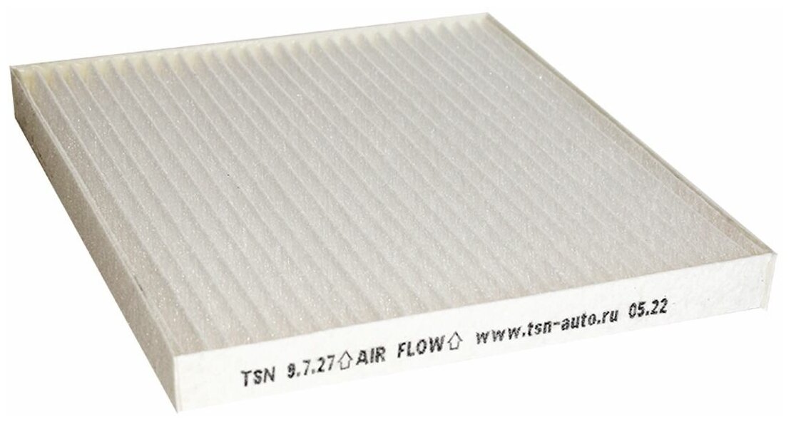 TSN салонный фильтр 9.7.27/9727 пылевой для TOYOTA: AVENSIS II, COROLLA IX, COROLLA IX VERSO