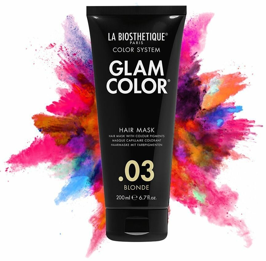 La Biosthetique, Тонирующая маска Glam Color Hair Mask .03 Blonde, 200 мл