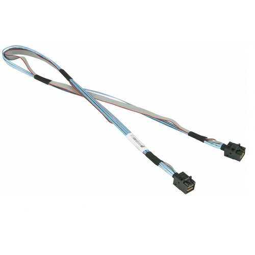 Кабель SuperMicro CBL-SAST-0593, (SFF-8643) to (SFF-8643), 60cm chenyang pci e ultraport slimline sas slim 4 0 sff 8654 8i 74pin to dual sff 8643 4i mini sas hd cable pci express